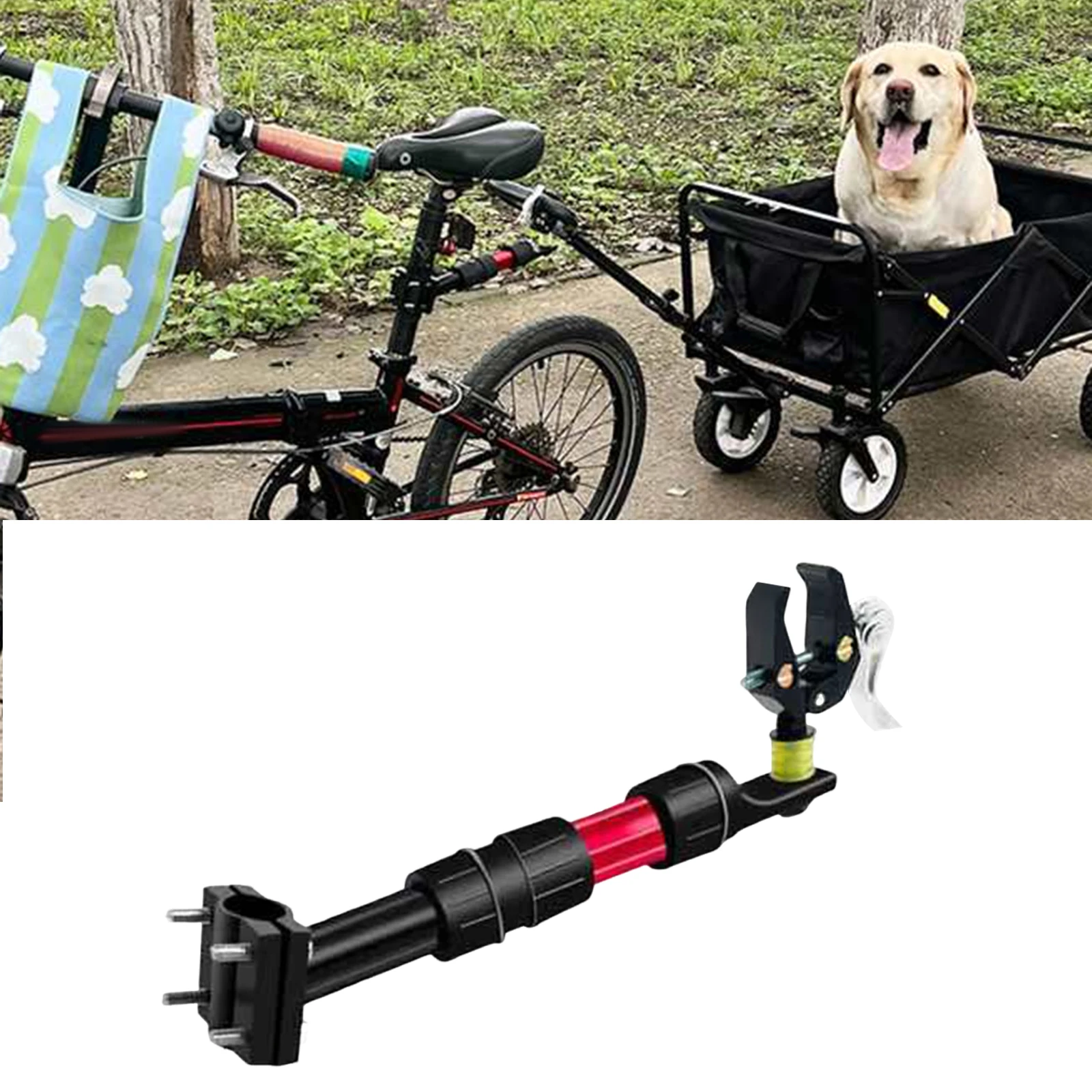 Fahrrad Anhänger Verbindungsstange Robuste Fahrrad Anhänger Koppler – Image 3