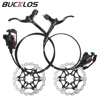Bucklos fahrrad hydraulische bremsen setzen öldruck 160mm fahrrads ch eiben brems satz straße mtb fahrrad