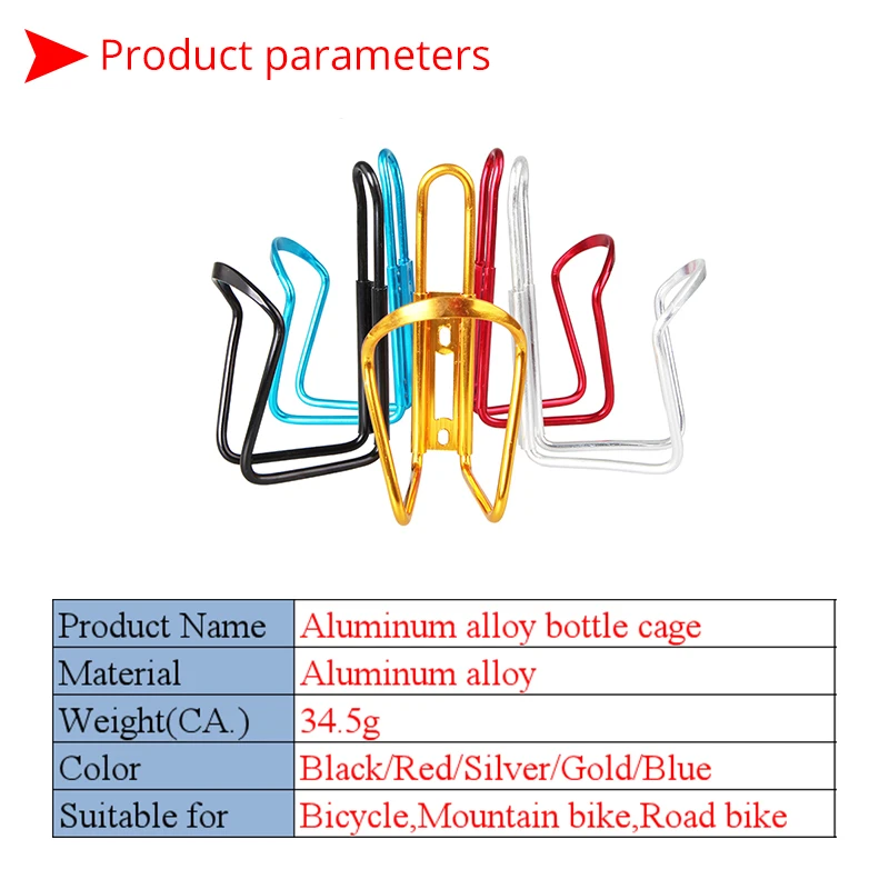 Fahrrad Flaschenhalter Aluminiumlegierung Fahrrad Wasserkocher Käfig – Immagine 3