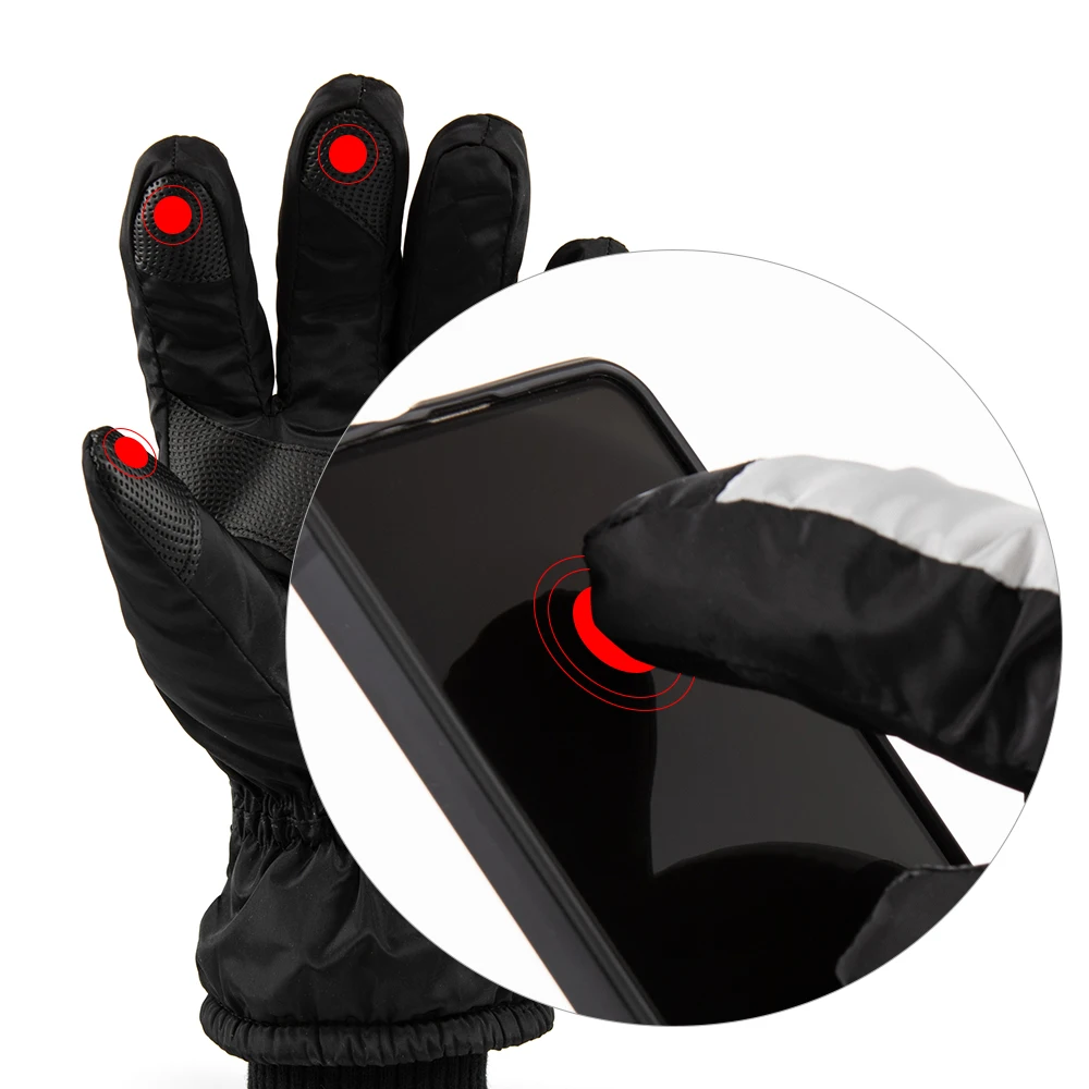 Winter Motorrad Handschuhe Touchscreen Moto Wasserdicht Racing – Immagine 3