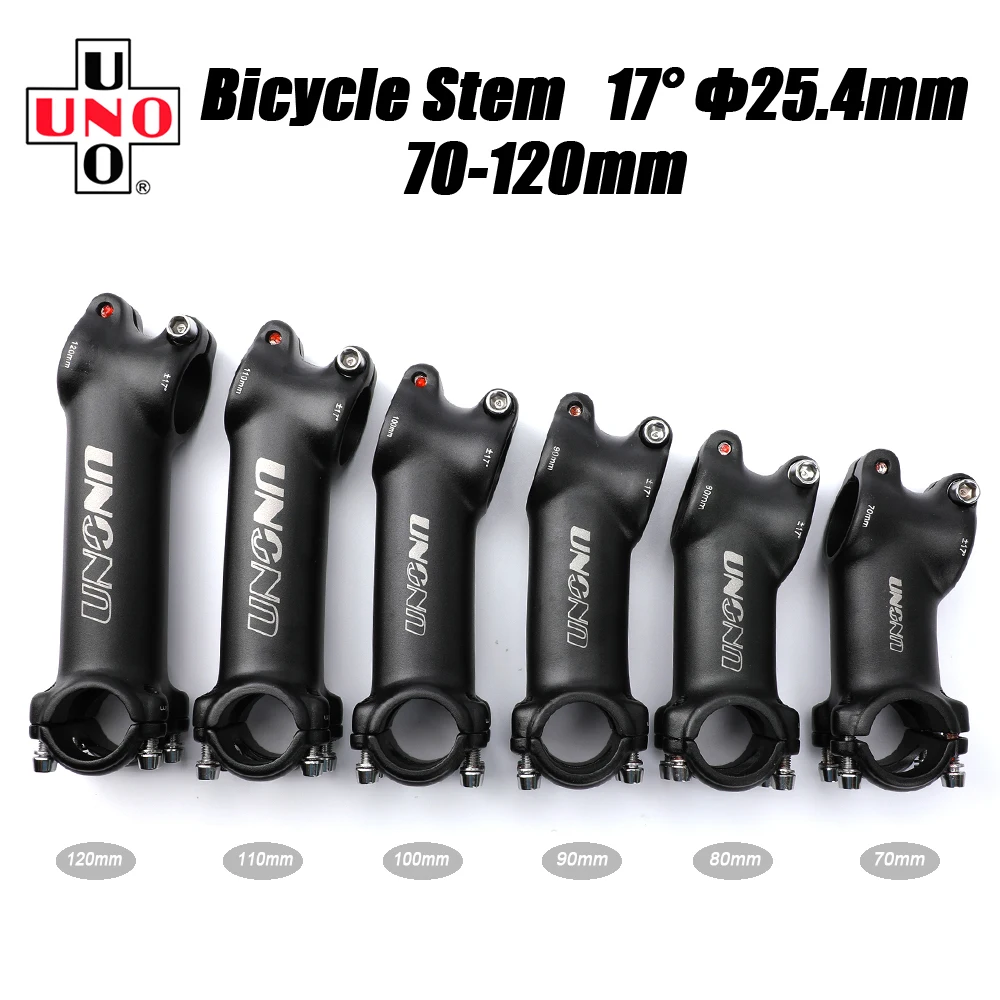 UNO 25,4 mm Vorbau MTB Fahrradlenker Vorbau 7 17 35 Grad Ultraleicht – Image 3