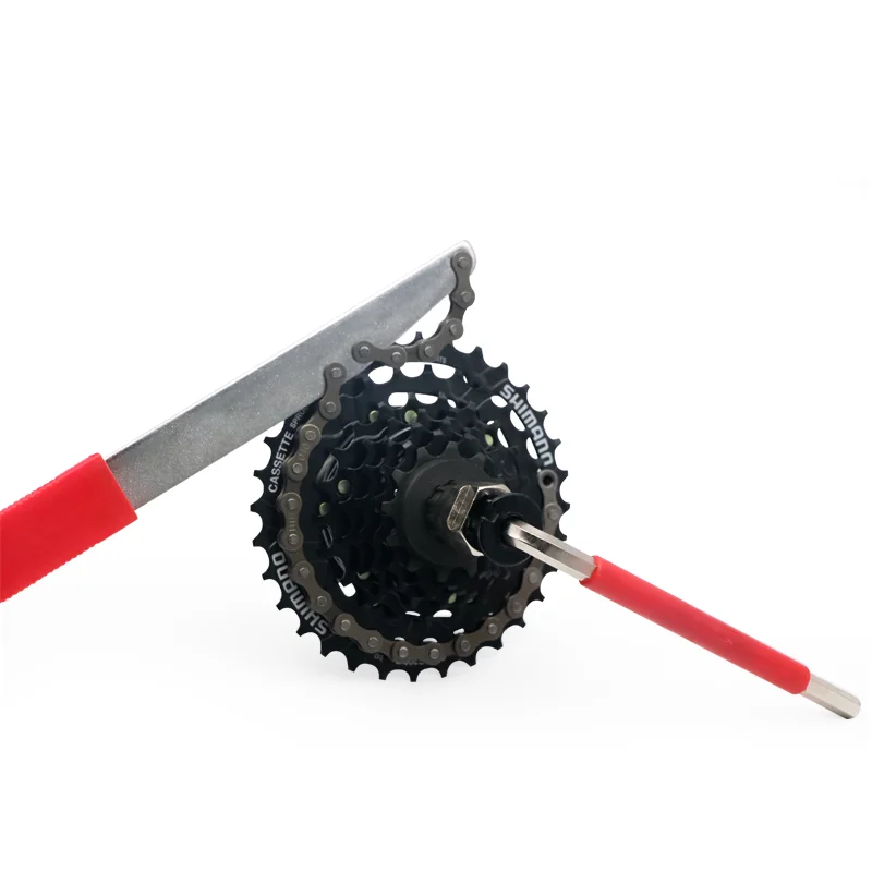 Bike Kassette Entfernung Werkzeug MTB Mountain Road Fahrrad Kettenrad – Immagine 4