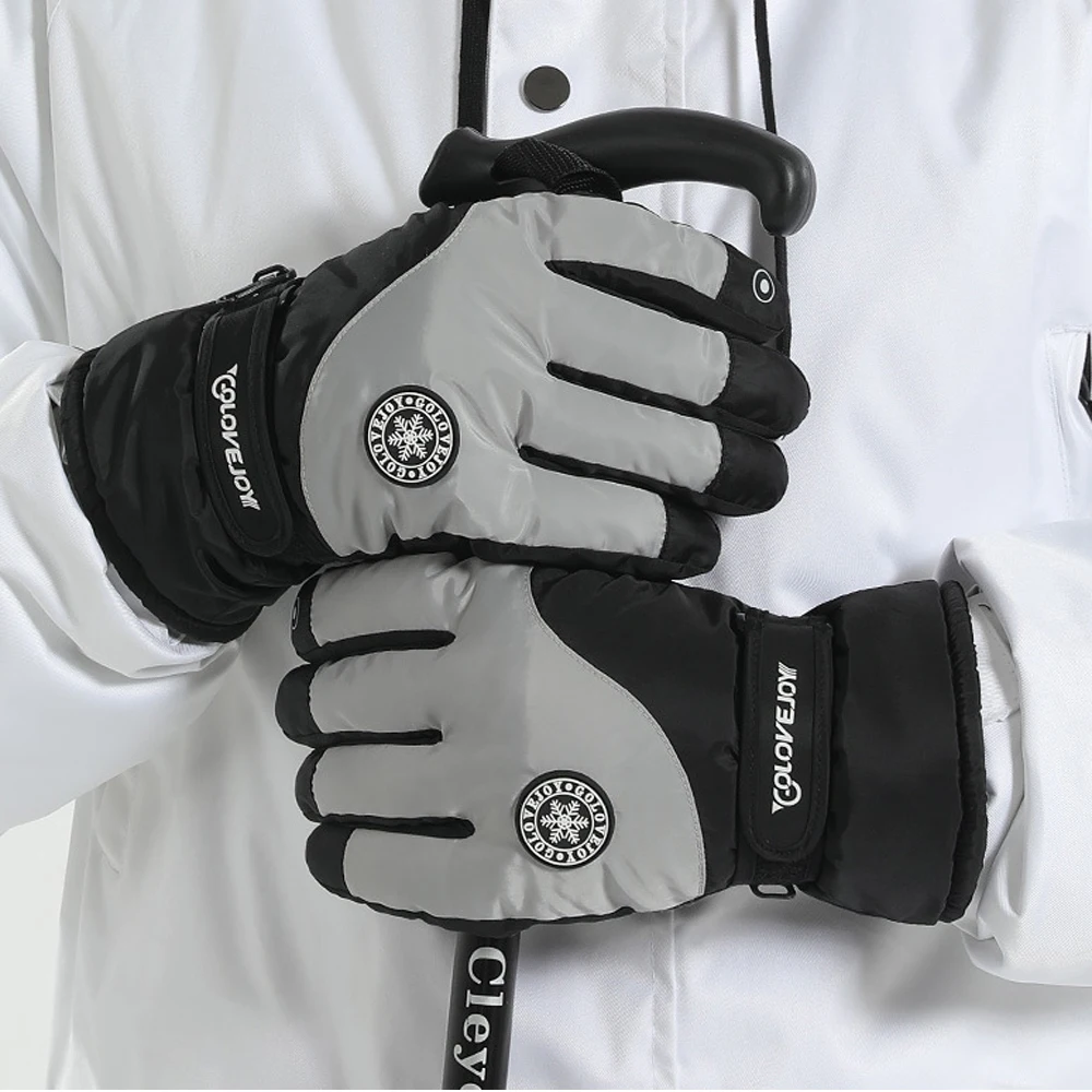 Winter Motorrad Handschuhe Touchscreen Moto Wasserdicht Racing – Immagine 6