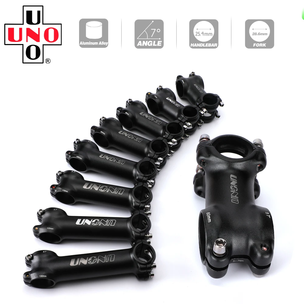 UNO 25,4 mm Vorbau MTB Fahrradlenker Vorbau 7 17 35 Grad Ultraleicht – Image 6