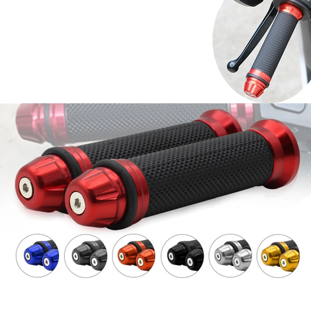 1 paar 7/8'' Anti-Slip Motorrad griffe hand Lenker Bar Griffe Fahrrad Gummi Mountainbike Griff Lenker Bar