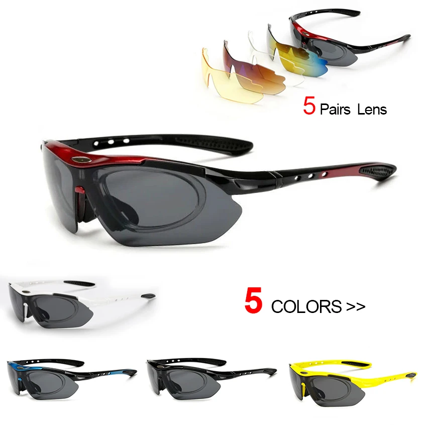 Radfahren Sonnenbrille Sport Männer Gläser Straße Fahrrad Brille Mountainbike Reiten Schutz Brille Brillen