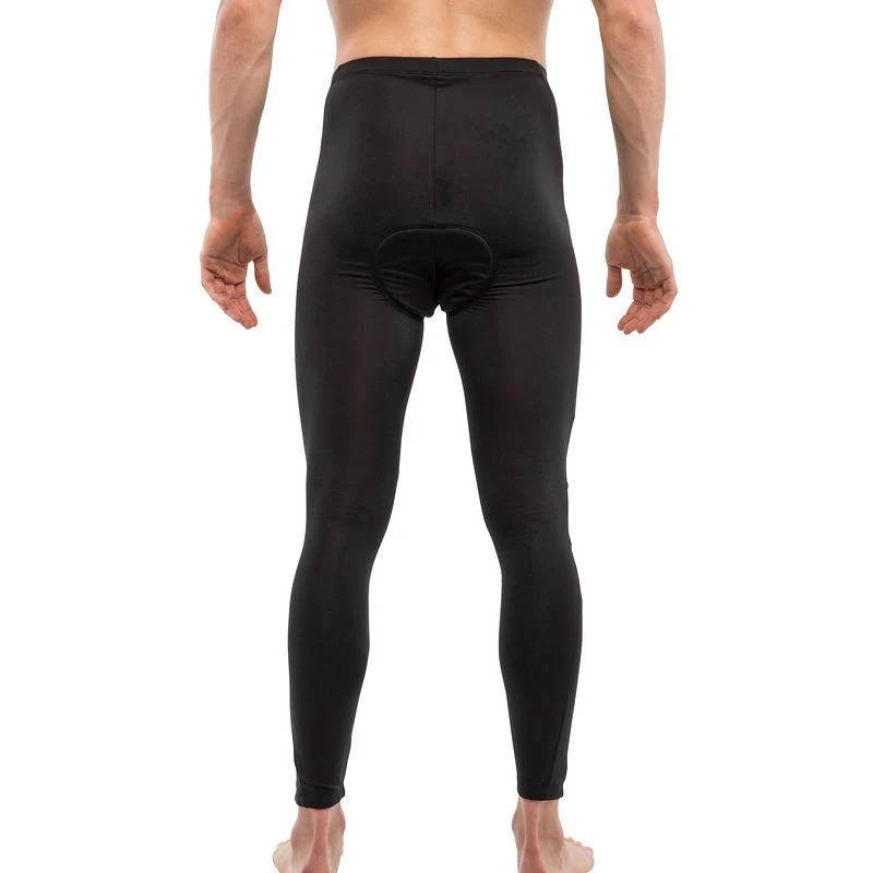 Winter-Radhose, klassische schwarze Thermo-Fleece-lange – Image 4