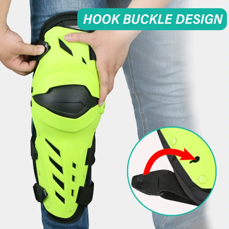 Pro BIKER Motorrad Knieschoner Schutz Moto Bike Downhill Schutz Pads – Bild 5