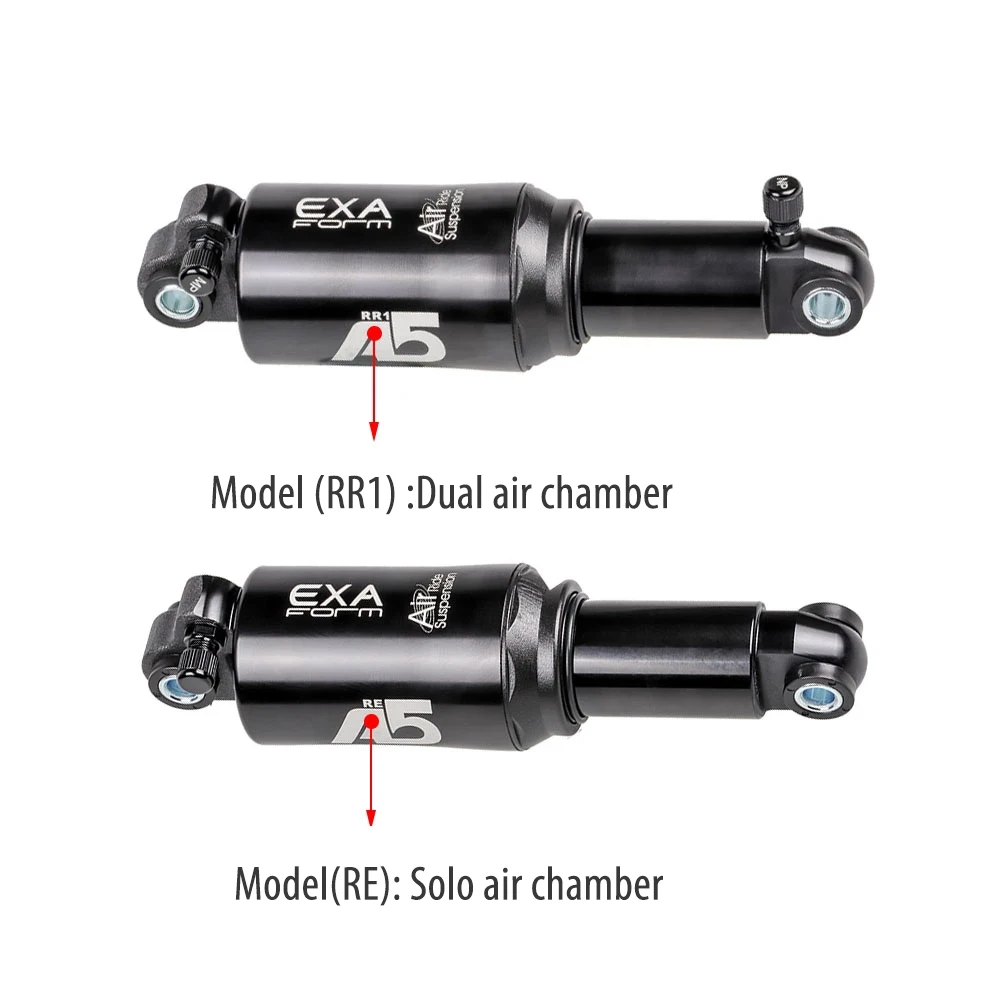 Art Schock KS A5 RR1/RE Solo Dual Bike Air Hinteren Stoßdämpfer – Immagine 3