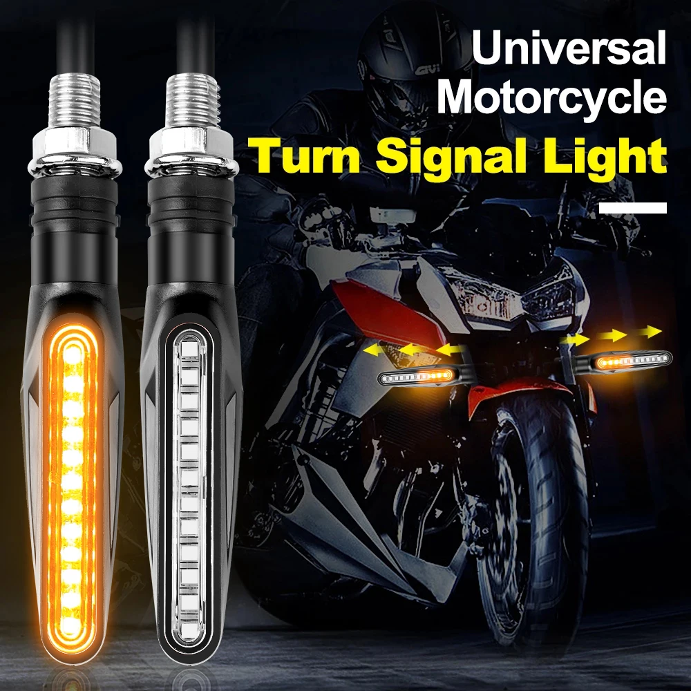 Motorrad LED Blinker Richtungs anzeigen blinken hinten Heck bremse – Bild 2