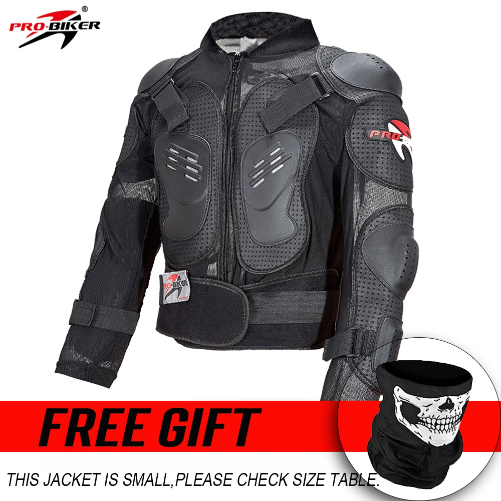 PRO-BIKER Motorrad Offroad-Jacke MTB Rüstungsjacke Ganzkörper-Schutzjacke Motocross Roller