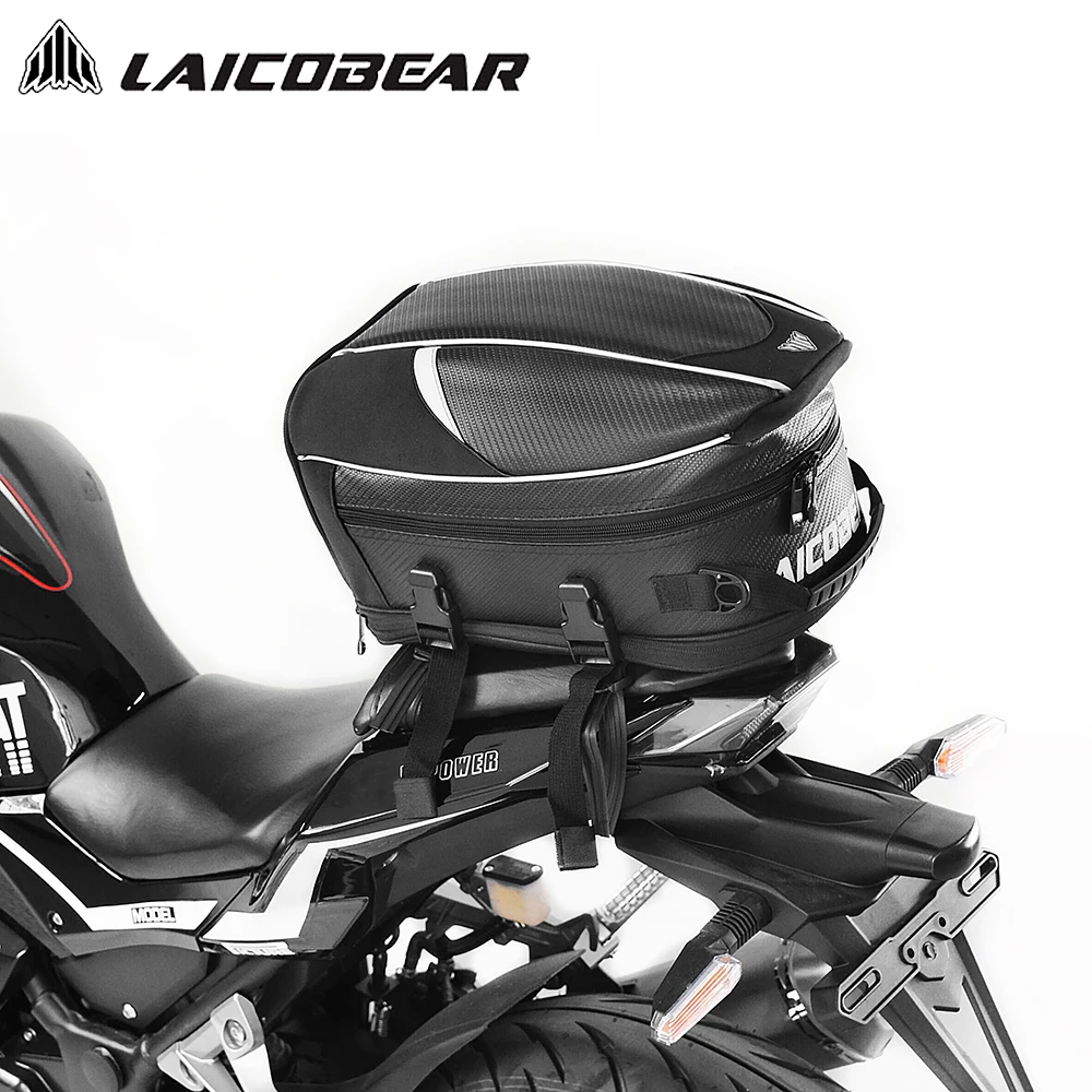 Motorrad-Hecktasche, schwarz, Motorrad, wasserdicht, für Reisen, Fahrer, Gepäck, Rücksitztasche, große