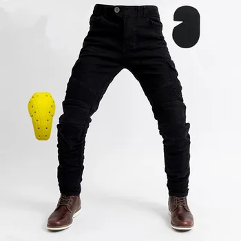 MOTO-PANTS motorrad reiten jeans für männer und frauen, motorrad hosen für herbst schutz, verschleiß-beständig