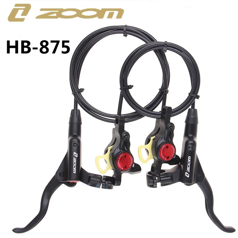 ZOOM HB 875 Hydraulischer Bremshebel Vorne 800 / Hinten 1400 mm für Mountainbike MTB Fahrrad Scheibenbremse