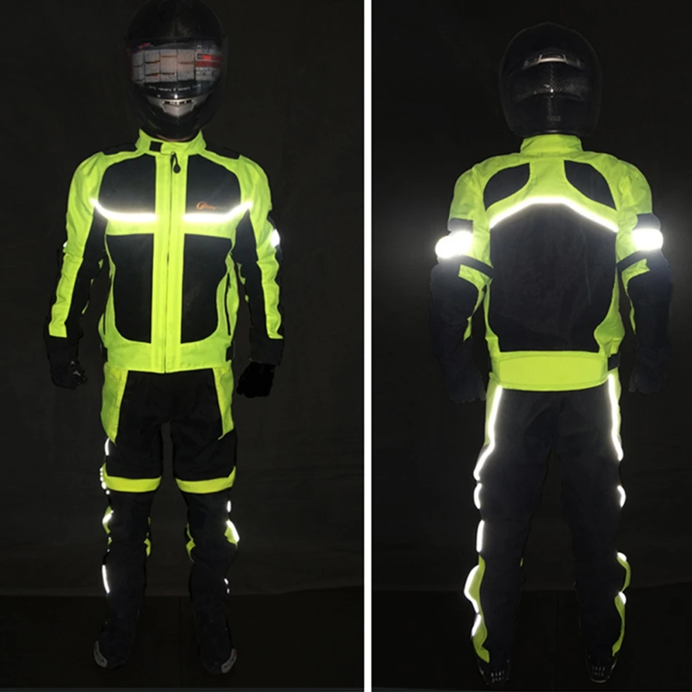 Motorrad jacke Sommer Stil atmungsaktive Motorrad fahren Schutz panzer – Immagine 4