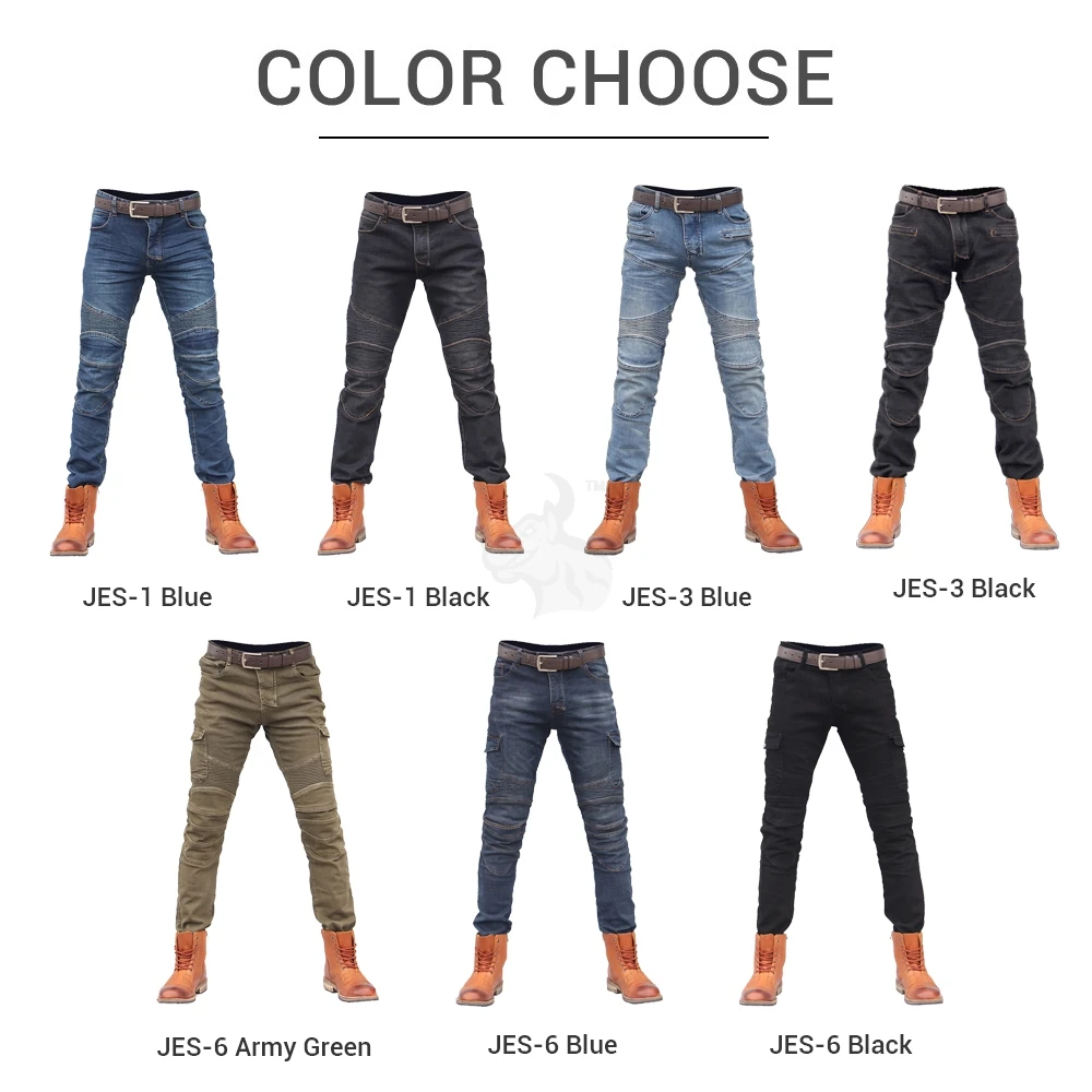 Sommer Männer Motorrad hose Aramid Moto Jeans Schutz ausrüstung Reiten – Image 4