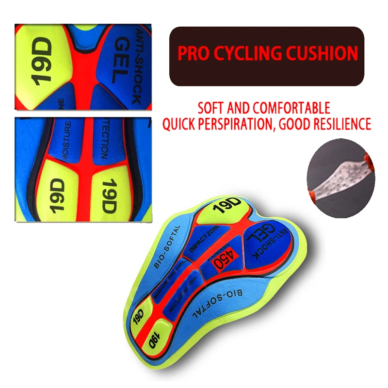 Radfahren Bib Shorts Männer Outdoor Tragen Fahrrad Radfahren 19D – Image 6