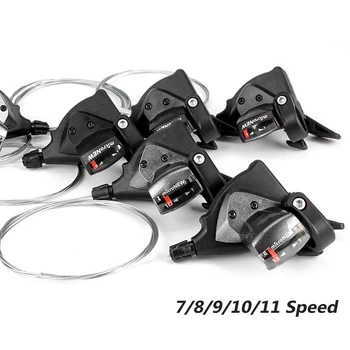 Fahrradsc halter vorne hinten Schalthebel 7/8/9/10/11 Geschwindigkeit MTB Mountainbike Shifter Fahrrads chalt