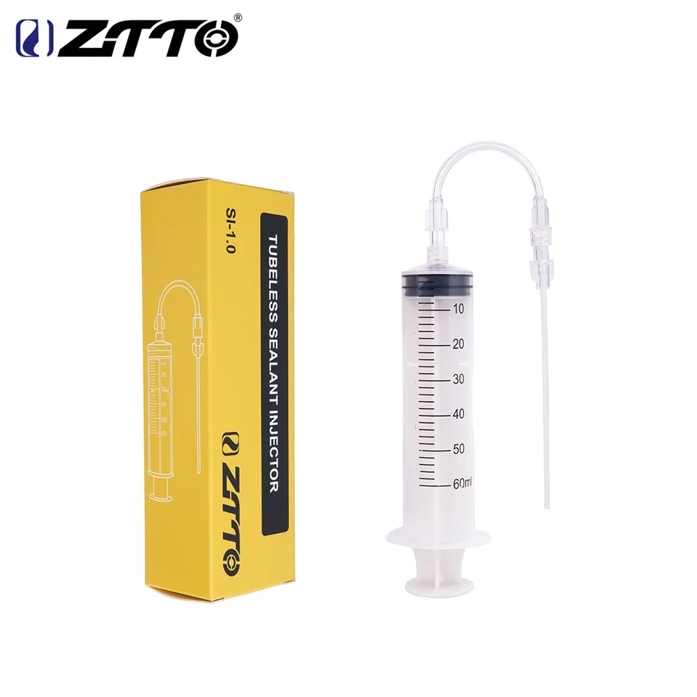 ZTTO MTB Mountain Road Bike Tubeless Dichtmittel Injektor Für Fahrrad Tubeless Reifen UST Reifen Keine