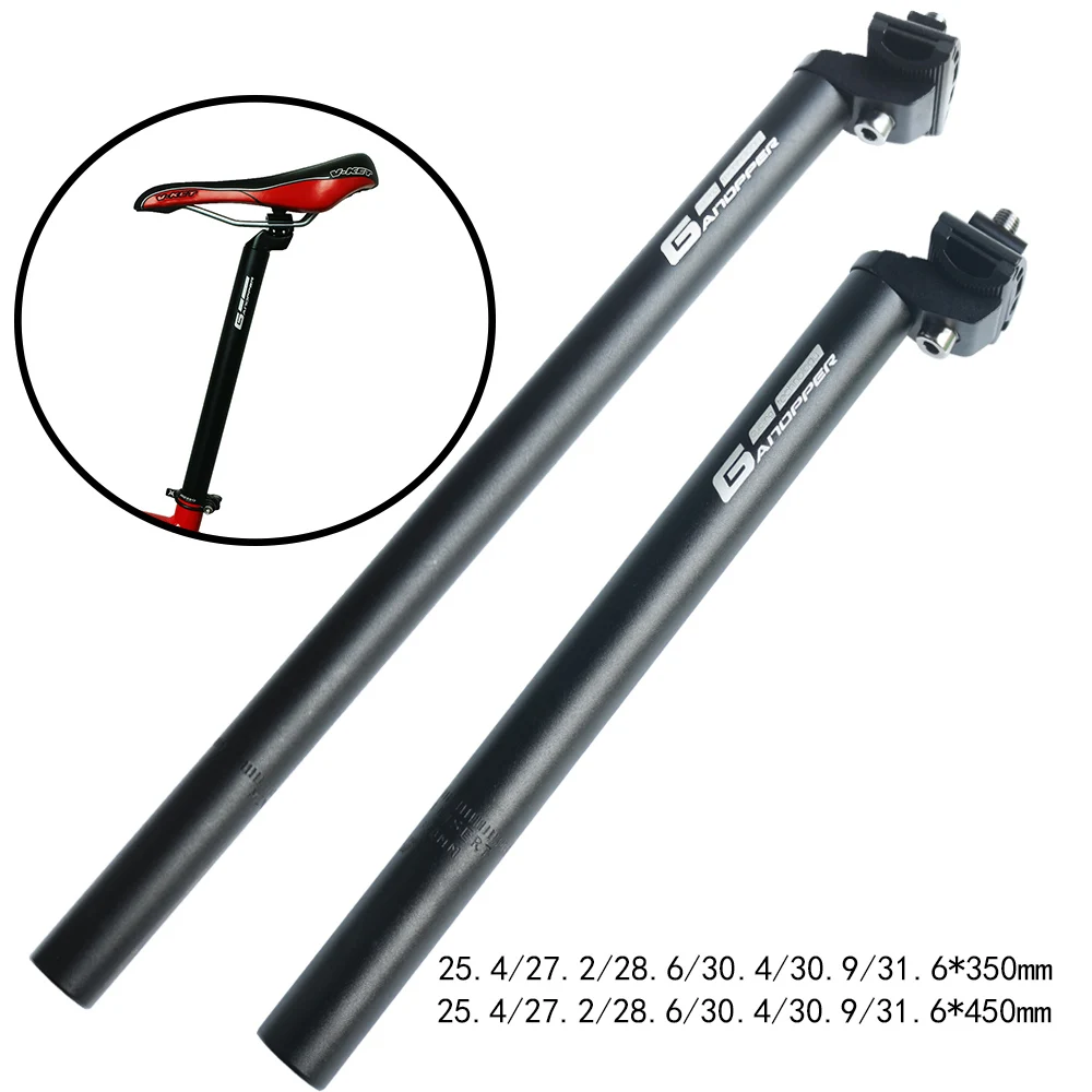 Fahrrad sattelstütze 25,4 27,2 28,6 30,9 31,6 350/450mm Lange feste getriebe MTB Mountain Road Bike