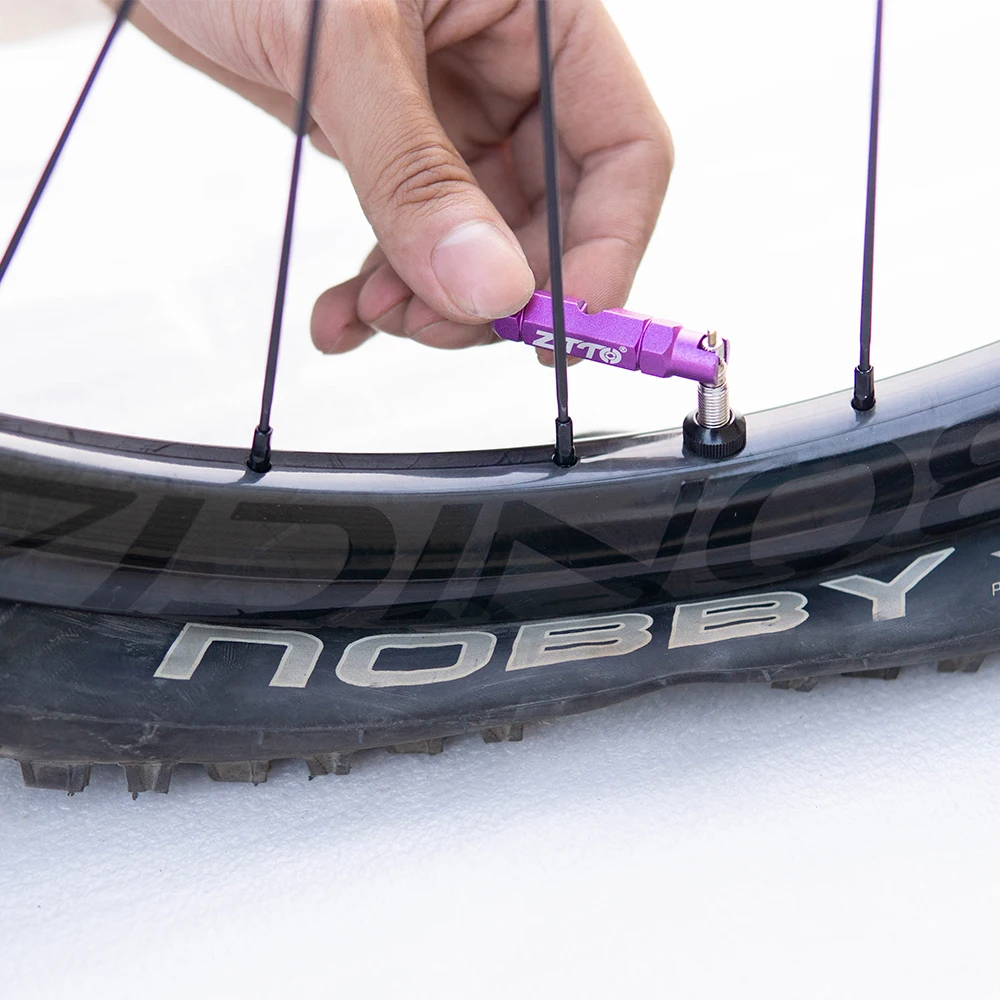ZTTO MTB Mountain Road Bike Tubeless Dichtmittel Injektor Für Fahrrad – Immagine 3