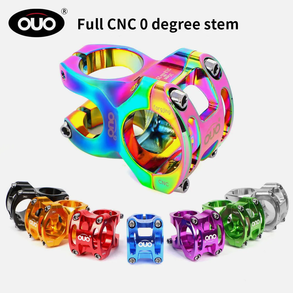OUO MTB Fahrrad Vorbau 35mm Für 31,8/25,4mm Bar Clamp Fahrrad Lenker – Image 3