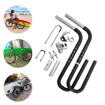Fahrrad Surfen Träger Surfbrett Wakeboard Bike Rack Montieren Zu Sitz Beiträge Praktische Surfbrett Bike-Seite