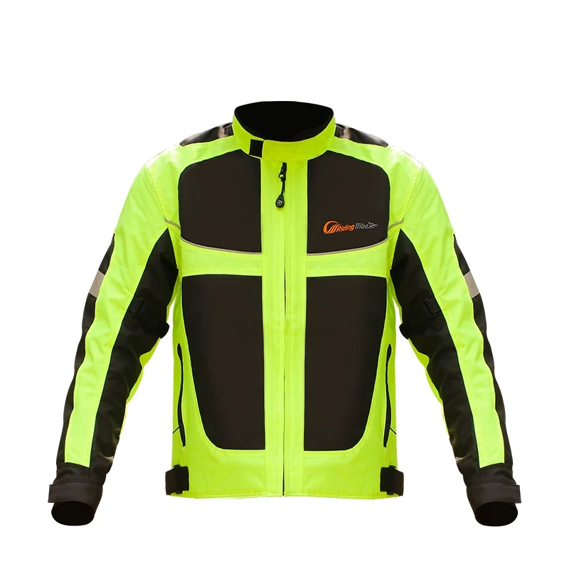 Motorrad jacke Sommer Stil atmungsaktive Motorrad fahren Schutz panzer Mantel Nacht reflektierende Warnung
