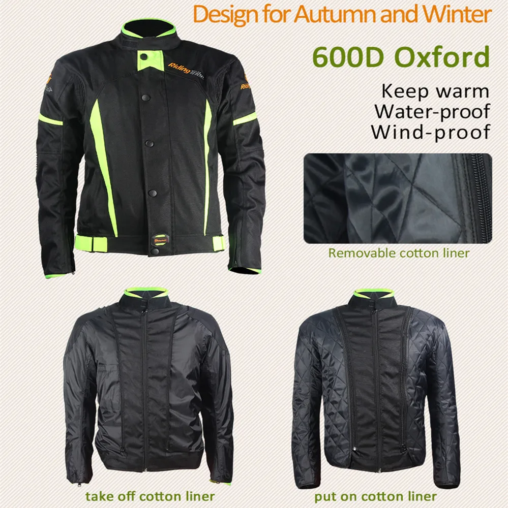 Motorrad Jacke Sommer Winter Wasserdichte Motorrad Reiten Schutz – Image 4