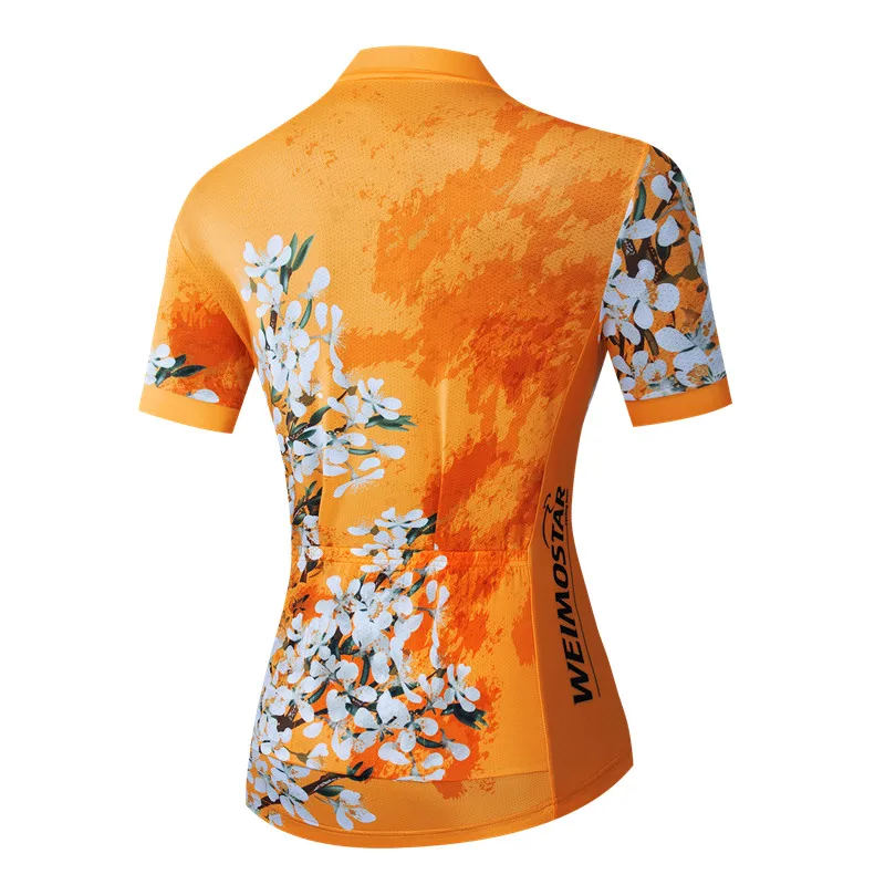 Frauen Radfahren Jersey Kurzarm MTB Bike Jersey Atmungsaktive Fahrrad – Image 3