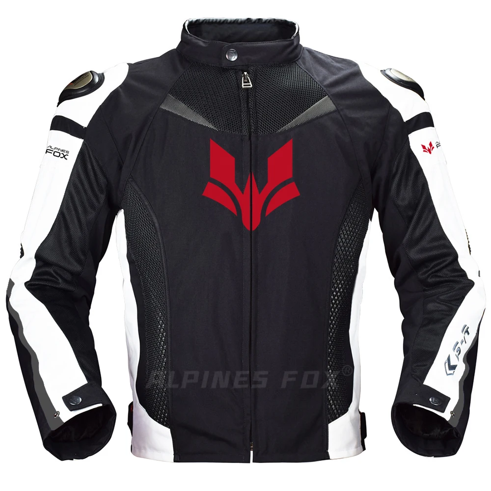 Mesh Motorrad Jacke Sommer Männer Titan Rüstung Moto Anzüge Jacke – Immagine 4