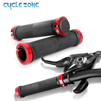 Fahrrad Griff Bar Griffe Straße Mountainbike Gummi Lenker Griffe MTB Legierung Bilaterale Sperre Nicht-slip