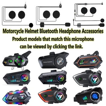 Motorrad Helm Bluetooth Headset Intercom Mikrofon Universal Zubehör Vollhelm Halbhelm 3/4 Helm Mikrofon