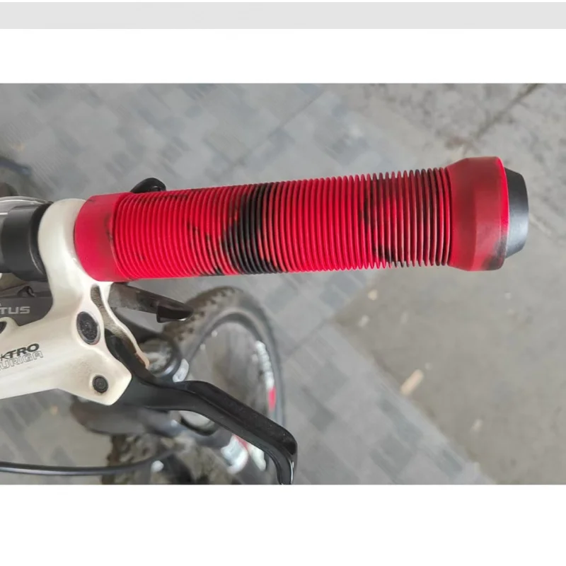 1 Paar TPR Gummi Fahrradlenkergriffe Rutschfest Stoßdämpfend – Image 3