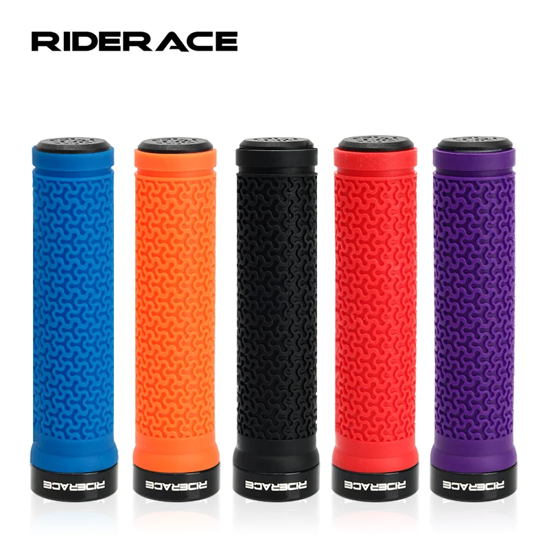 Fahrrad Griff Bar Griffe MTB Mountainbike Weiche einseitige Locking Lenker Abdeckung Stecker Gummi Nicht-slip