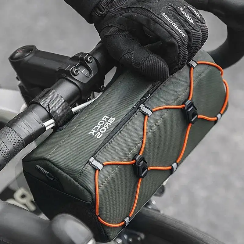 ROCKBROS Neue Fahrrad Lenkertasche Fahrradtaschen Rahmen Packtaschen – Bild 6