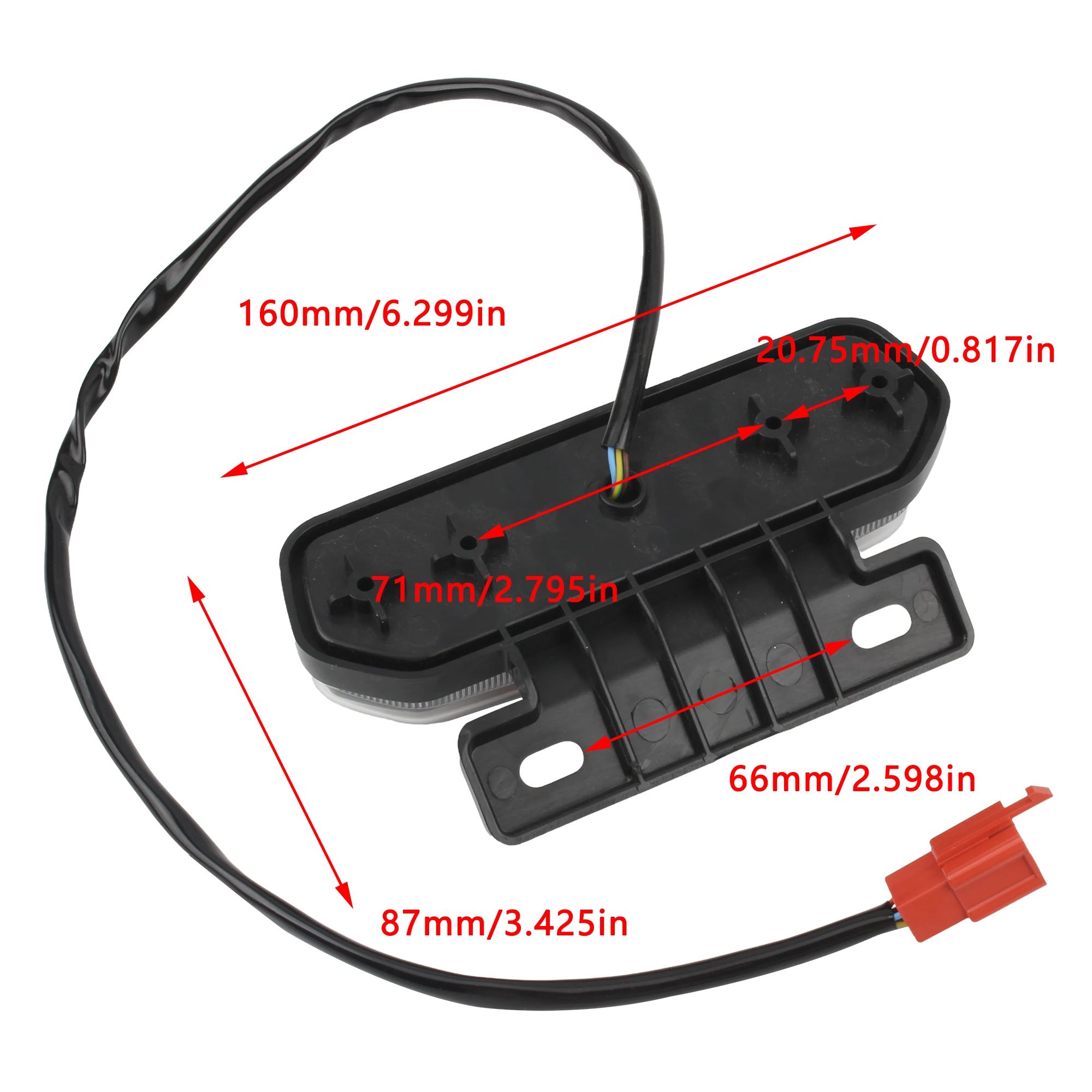 Powermotor Motorrad Rücklichter LED Motorrad Stop Blinker Richtung – Bild 6