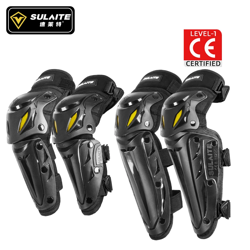Motocross Knieschützer Moto Schutz Reiten Ellenbogenschutz Motorrad Off-Road Racing MTB Knieschützer