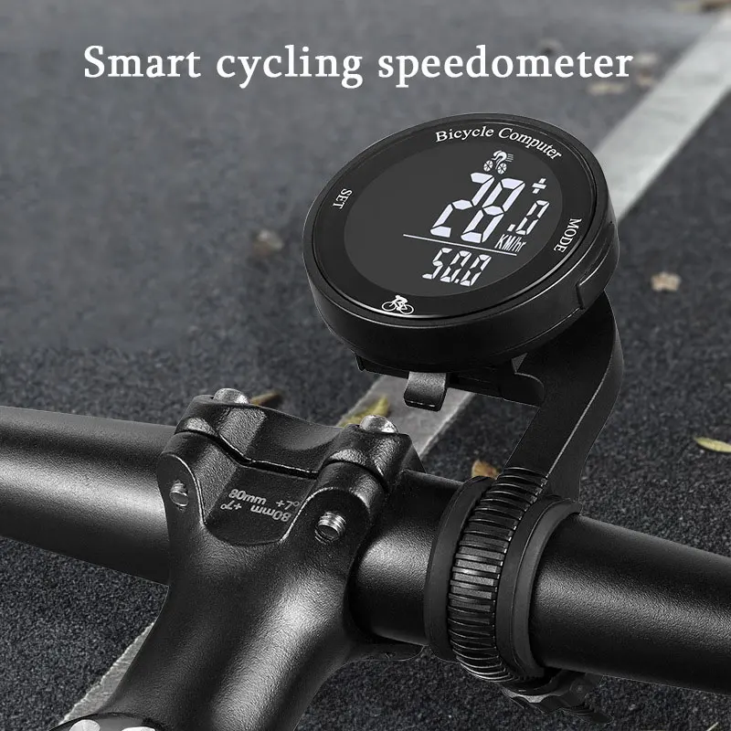Kabelloser Fahrradcomputer LCD Digital Fahrradtacho Wasserdichter Fahrrad-Kilometerzähler Multifunktionaler