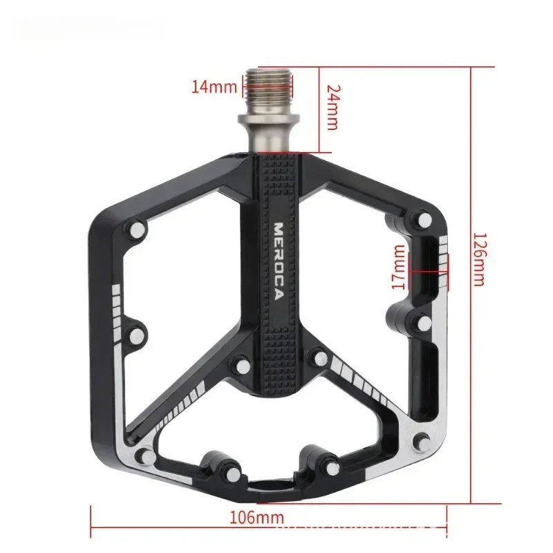 Fahrradpedale, 3 Lager, MTB, rutschfest, ultraleicht, Aluminium – Image 3