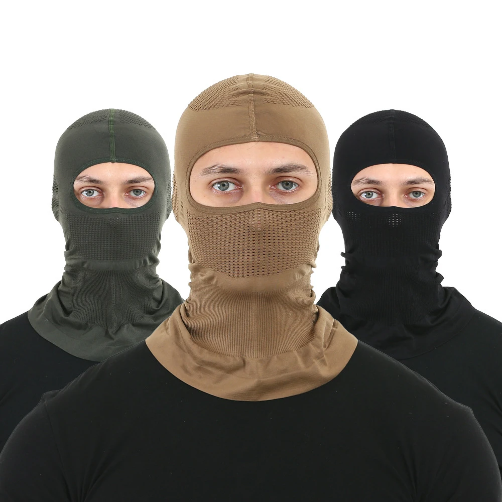 Atmungsaktive Sturmhaube, hohe Elastizität, Motorrad-Vollgesichtsmaske, Fahrrad, Ski, Motorradhelm