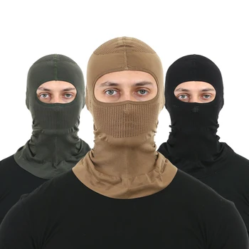Atmungsaktive Sturmhaube, hohe Elastizität, Motorrad-Vollgesichtsmaske, Fahrrad, Ski, Motorradhelm