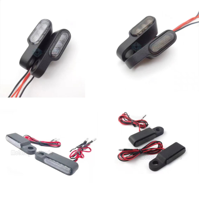 Motorrad LED Mini-Blinker 12V Ein Paar Motorroller Lenker – Bild 5