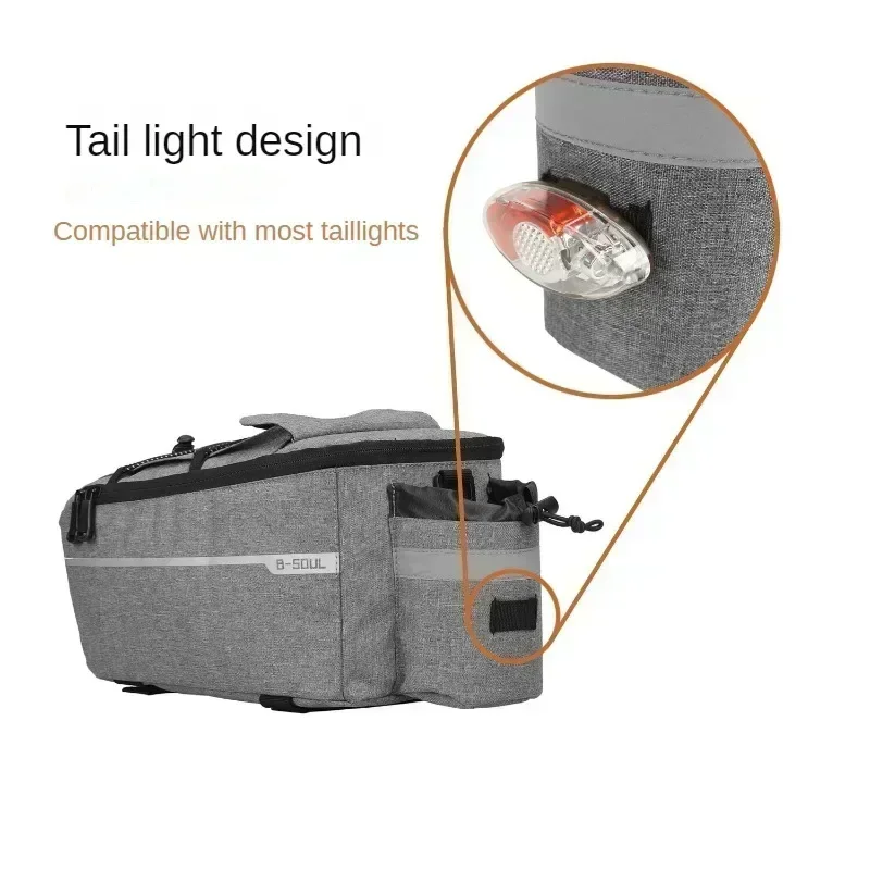 7L Fahrrad-Gepäckträgertasche, wasserdichte Fahrradkorb-Tasche – Immagine 3