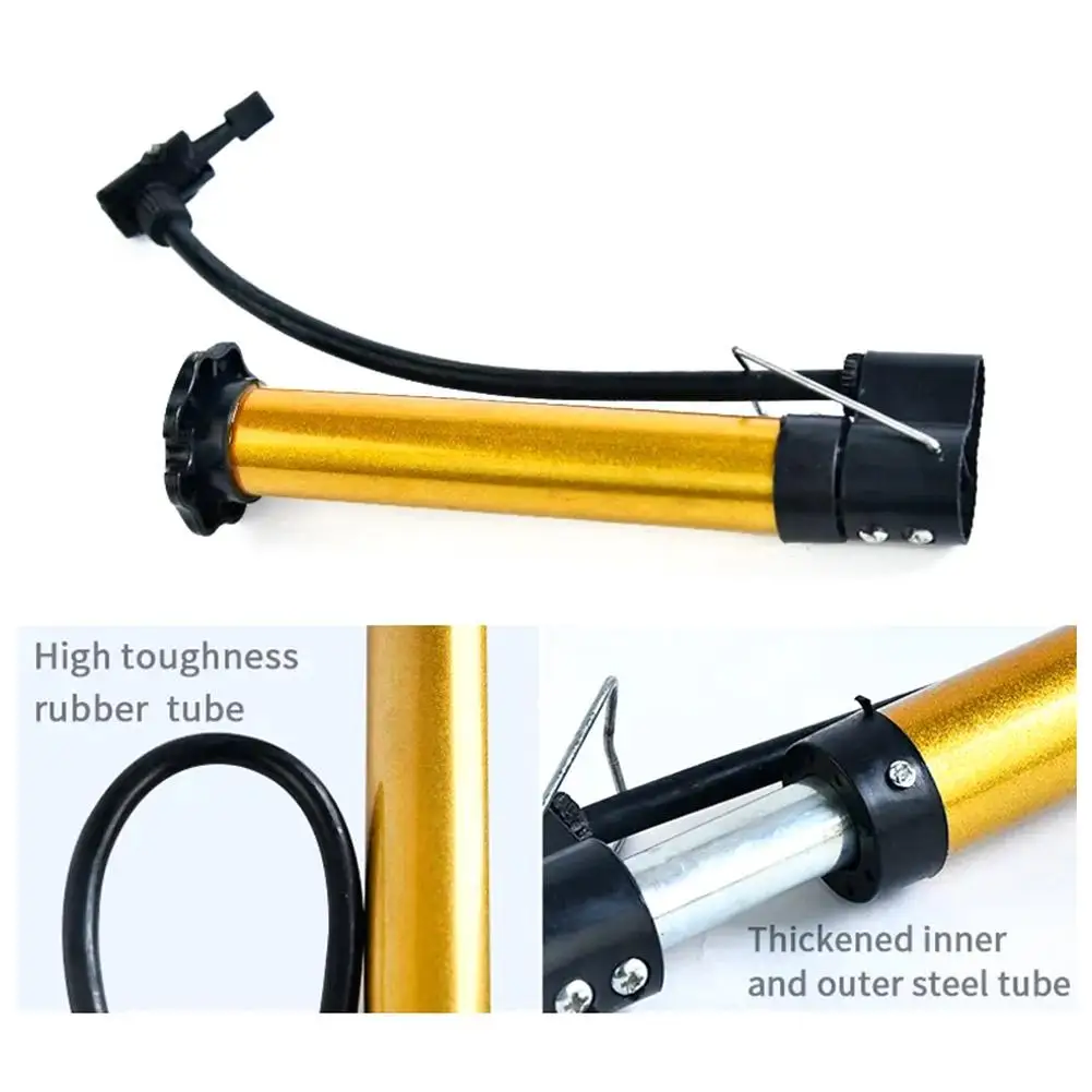 Fahrradpumpe, Handpumpe, Mini-Hochdruck-Fahrradpumpe, Luftpumpe – Bild 3