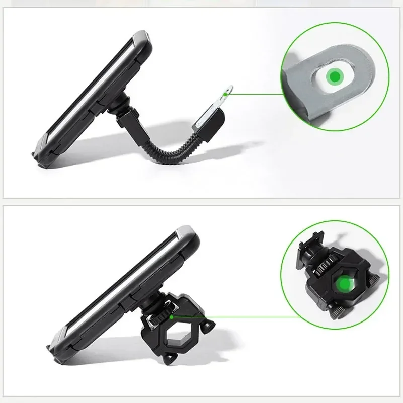 Motorrad-Handyhalterung, Wasserdichte Fahrrad-Handytasche – Image 6