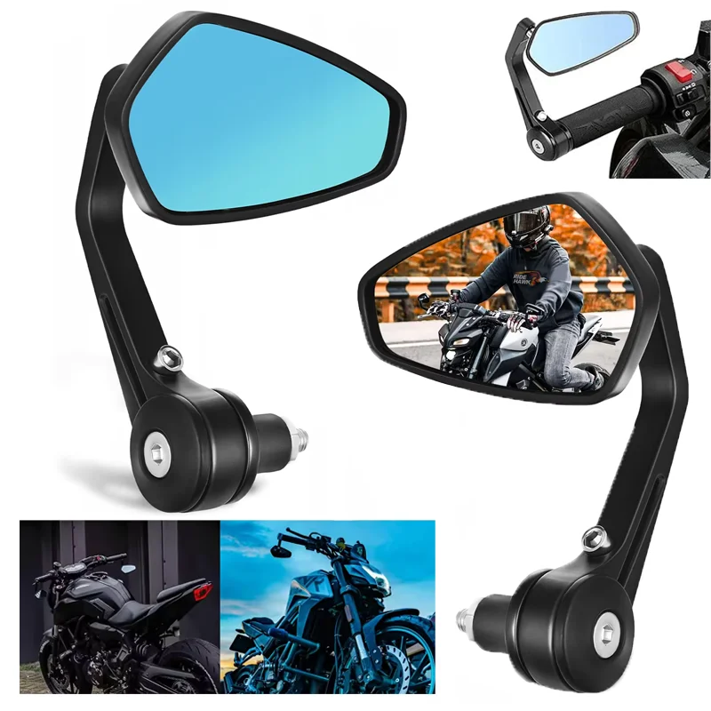 Ein Paar Motorrad-Lenkerendenspiegel, Elektrofahrzeuge, Fahrräder, universelle Lenker, klappbare Lenker