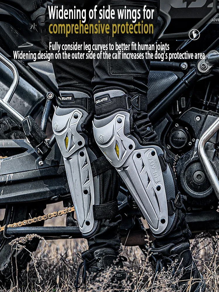 Motorrad-Schutzausrüstung, Knieschoner, Ellenbogen- und Beinabdeckung – Bild 5