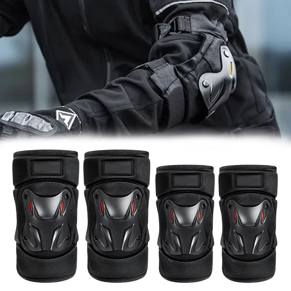 Motorrad Knie Pads Ellenbogen Pads Anti-fallen Schutz Racing Guards Schutz Winddicht Warm für Radfahren Sport