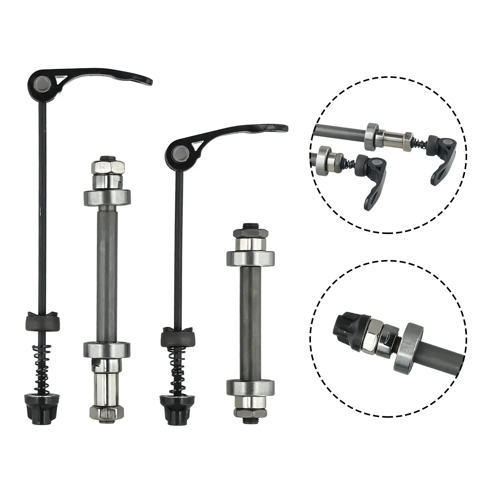 Mountainbike Hohlachsen-Set: MTB Fahrradnaben für Vorder – Immagine 3